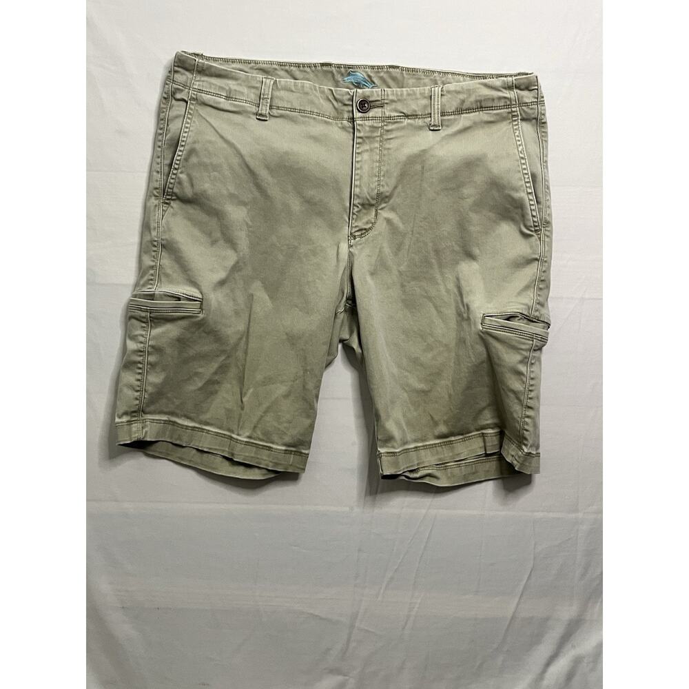 Title: Tommy Bahama Men’s Cargo Shorts Khaki Beige Size 36 Casual